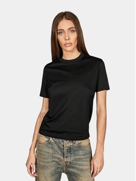 MADE BY SOCIETY MADE BY SOCIETY T-Shirt Noir Élément - T27904 Czarny Basic Fit