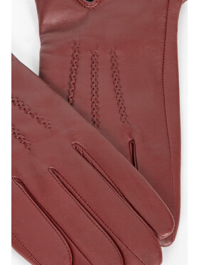 Deni Cler Milano Deni Cler Milano Rękawiczki T-DC-L060-E5-77-39-1 Bordowy