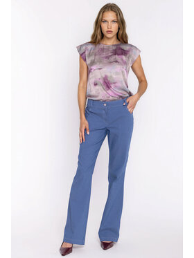 NIFE NIFE Kalhoty z materiálu SD140 Modrá Bootcut Fit
