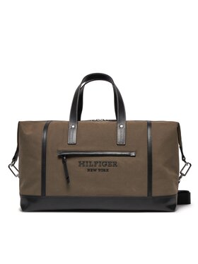 Tommy Hilfiger Tommy Hilfiger Torba weekendowa Th Prep Classic Duffle AM0AM11814 Khaki