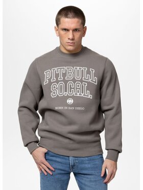 PITBULL PITBULL Bluza SO CAL Brązowy Regular Fit
