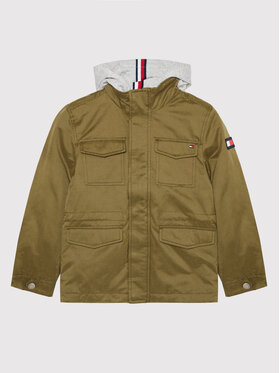 Tommy Hilfiger Tommy Hilfiger Žieminė striukė Field KB0KB06267 D Žalia Regular Fit