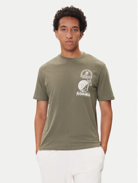 Napapijri Napapijri Tricou S-Funes Ss NP0A88UA Kaki Regular Fit