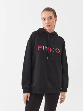 Pinko Pinko Sweatshirt Skype 101685 A163 Schwarz Relaxed Fit