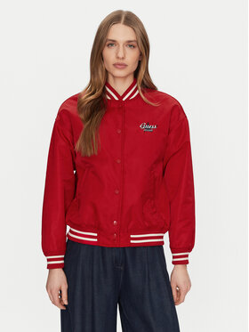Guess Jeans Guess Jeans Bundy bomber W5RL43 WHAA2 Červená Regular Fit
