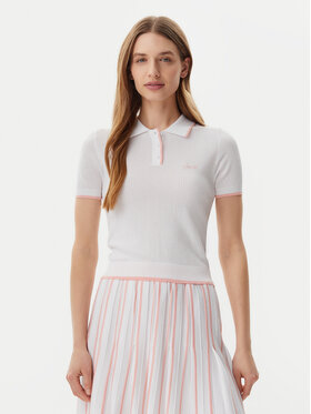 Guess Guess Polo V5GP00Z3D60 Biały Slim Fit