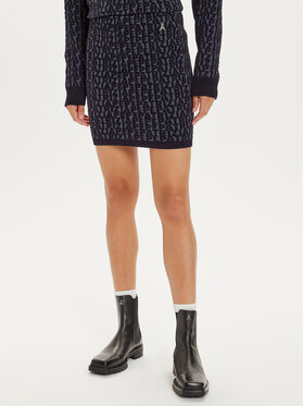 Patrizia Pepe Patrizia Pepe Mini krilo 2G0986 K210 Mornarsko modra Regular Fit
