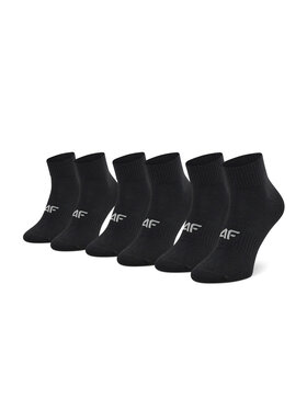 4F 4F Набір 3 пар високих жіночих шкарпеток NOSH4-SOD303 Чорний