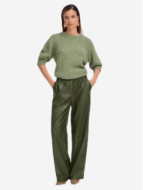 b.young b.young Spodnie damskie Pantalone bydaja jogger Zielony Regular Fit