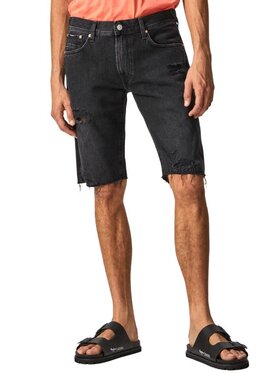 Pepe Jeans Pepe Jeans Šortky PM800929 000 Černá Regular Fit