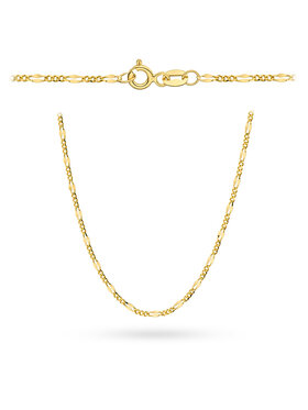 Fugart Fugart Naszyjnik Figaro Gucci 50 cm FUG1-26-L00060-2 Złoty
