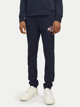 Jack&Jones Junior Jack&Jones Junior Долнище анцуг Logo 12258850 Тъмносин Slim Fit