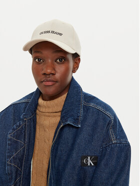 Guess Jeans Guess Jeans Czapka z daszkiem M4BZ26 WF8V1 Écru