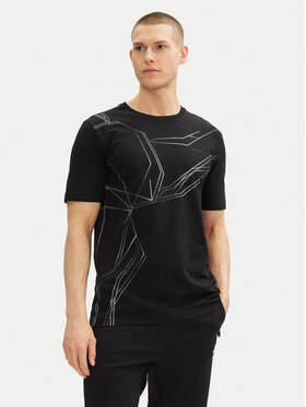 BOSS BOSS Póló Beetle 50542048 Fekete Regular Fit