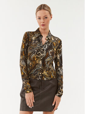 Just Cavalli Just Cavalli Blúz 75PAL228 Sárga Slim Fit