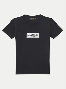 Napapijri Napapijri Tricou Chamois NP0A4ILE S Negru Regular Fit