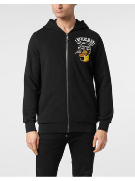 PHILIPP PLEIN PHILIPP PLEIN Mikina 24347 Čierna Athletic Fit