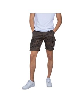 Alpha Industries Alpha Industries Szorty materiałowe AI.191201-415 Brązowy Regular Fit