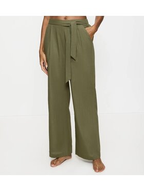 Triumph Triumph Spodnie piżamowe Summer 10222571 Zielony Relaxed Fit