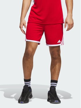 adidas adidas Szorty sportowe 151691 Czerwony Loose Fit