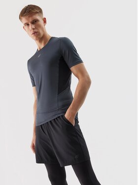4F 4F Szorty sportowe 4FWSS24TFSHM574-20S Czarny Regular Fit