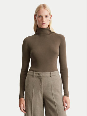 Marc O'Polo Marc O'Polo Rollkragenpullover 409 5014 60679 Braun Regular Fit