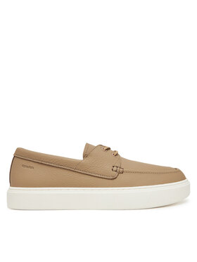 Calvin Klein Calvin Klein Mokasyny Hybrid Lace Up Boat Lth HM0HM01812 Brązowy