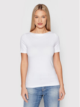 Vero Moda Vero Moda T-Shirt Panda 10231753 Biały Regular Fit