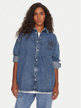 Quiksilver Quiksilver džínsová košeľa Rahmat EQWWT03150 Modrá Regular Fit