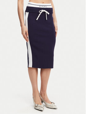PINKO PINKO Ceruzaszoknya Marmolada Gonna 104740 A2FQ Sötétkék Slim Fit
