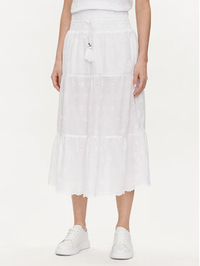 Pepe Jeans Pepe Jeans Спідниця трапеція Darling PL901122 Білий Regular Fit