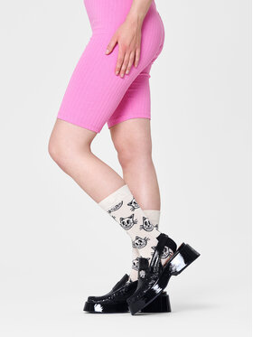 Happy Socks Happy Socks Calzini lunghi unisex CAT01-9100 Beige