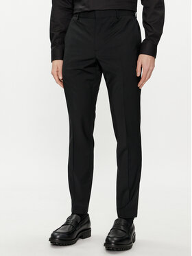Calvin Klein Calvin Klein Pantaloni din material Modern K10K112936 Negru Slim Fit