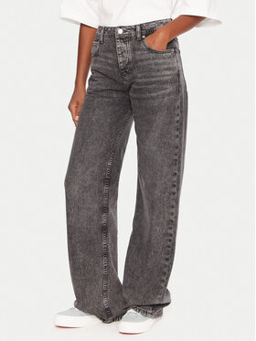 Roxy Roxy Дънки Milla ERJDP03312 Сив Wide Leg