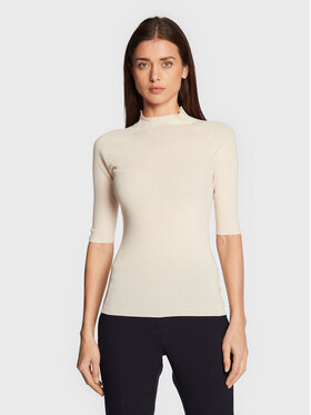 Peserico Peserico Maglione S99681F18 Écru Slim Fit