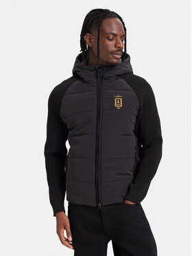 Aeronautica Militare Aeronautica Militare Prijelazna jakna 262AM1389UCL00005 Crna Regular Fit
