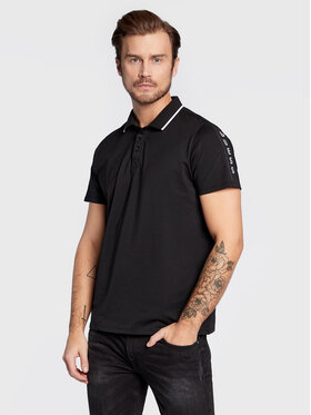 Guess Guess Polo M2YP25 KARS0 Czarny Regular Fit