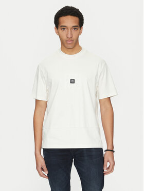 HUGO HUGO Tricou Debostac 50535499 Écru Relaxed Fit
