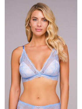 Rosme Rosme Biustonosz balkonetka Pearl Niebieski