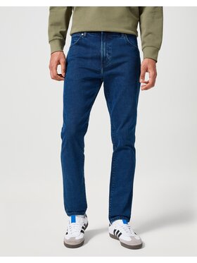 Wrangler Wrangler Jeansy Larston Granatowy Slim Fit