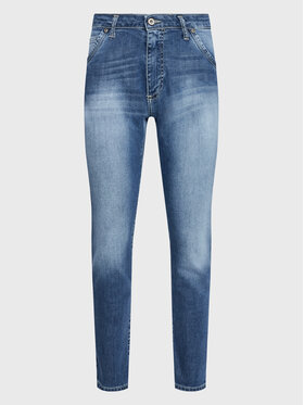 Please Please Jeansy P85ABQ2T78 Modrá Skinny Fit