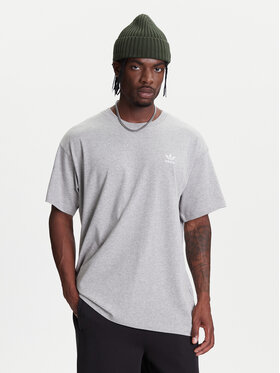 adidas adidas Тишърт Trefoil Essentials JY6270 Сив Oversize