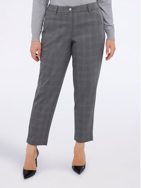 Fiorella Rubino Fiorella Rubino Spodnie materiałowe P188T005051N013 Szary Regular Fit