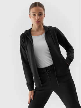 4F 4F Суитшърт 4FAW23TSWSF0730 Черен Regular Fit