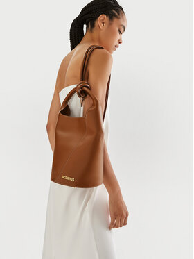 JACQUEMUS JACQUEMUS Seljakott Le Petit Tourni 245BA366-3173 Pruun