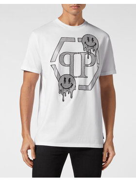 PHILIPP PLEIN PHILIPP PLEIN T-Shirt 15121 Biały Regular Fit