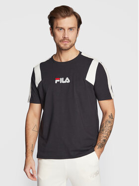Fila Fila T-Shirt Bormio FAM0175 Czarny Regular Fit