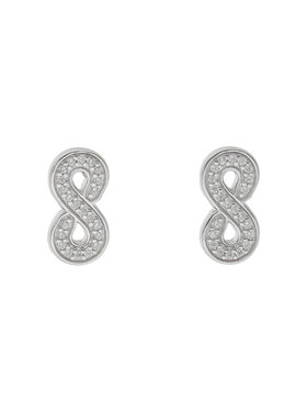 Fossil Сережки Sterling JFS00634040 Срібний