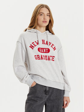 Gant Gant Суитшърт 4201250 Сив Regular Fit