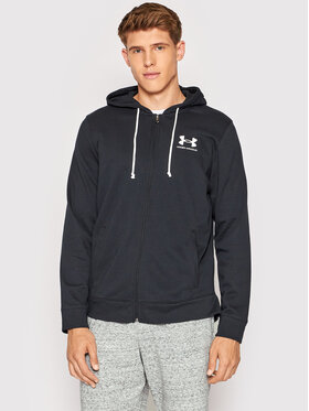 Under Armour Under Armour Bluza Rival Terry Full-Zip 1370409 Czarny Loose Fit